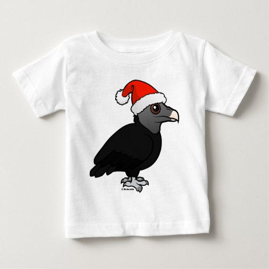 Black Vulture Santa Baby T-shirt (Vorderseite)