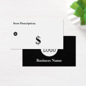 Black & W Price Tags Individuell anpassbare Tag fü (Schreibtisch)