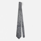 Black Wall Neck Tie mit grafischem Design Krawatte (Vorderseite)
