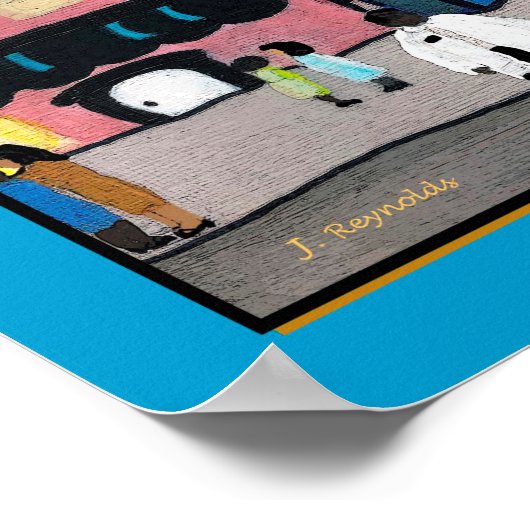 Black Wall Street Poster (Ecke)