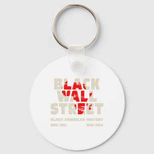 Black Wall Street Tulsa African Juneteenth Black W Schlüsselanhänger