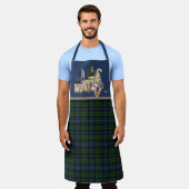 Black Watch Alte Weihnachten Schürze (Getragen)
