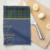 Black Watch Ancient Christmas Kitchen Towel Geschirrtuch (Viertel Falte)