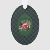 Black Watch Ancient Original Schottischer Tartan Ornament (Vorderseite)