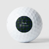 Black Watch Ancient Original Scottish Tartan Golfball (Vorderseite)