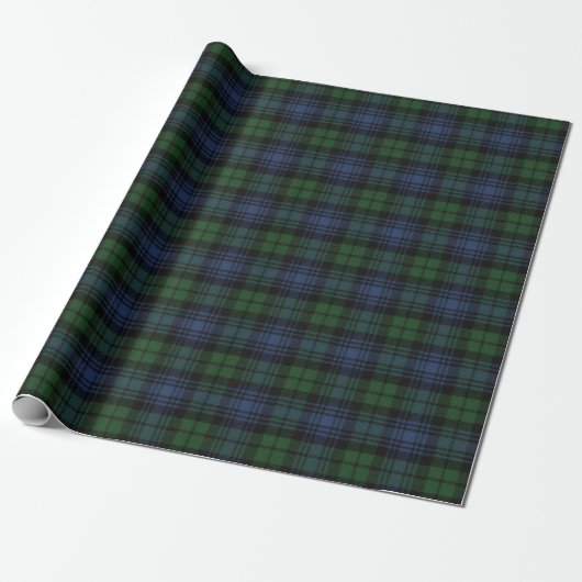 Black Watch Ancient Scottish Tartan Geschenkpapier (Ungerollt)