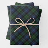 Black Watch Ancient Scottish Tartan Geschenkpapier Set (Beispiel)