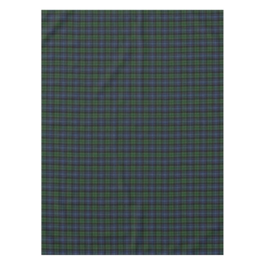 Black Watch Ancient Scottish Tartan Tischdecke (Vorderseite)