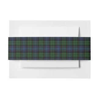 Black Watch Ancient Tartan Einladungsbanderole