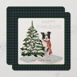 Black Watch Antiker Tartan Happy Pawlidays Hund