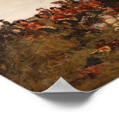 "Black Watch at Quatre-Bras" von Wilhelm Vierte Poster (Ecke)