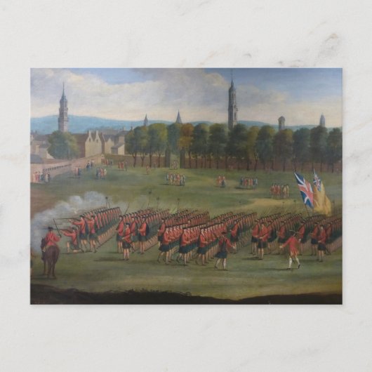 Black Watch auf Glasgow Green Postkarte (Vorderseite)