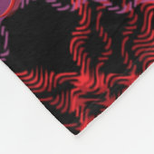 Black Watch Bullpew Tartan-Chat-Liebe Fleecedecke (Ecke)