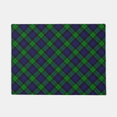 Black Watch Campbell Tartan Fußmatte (Vorderseite)