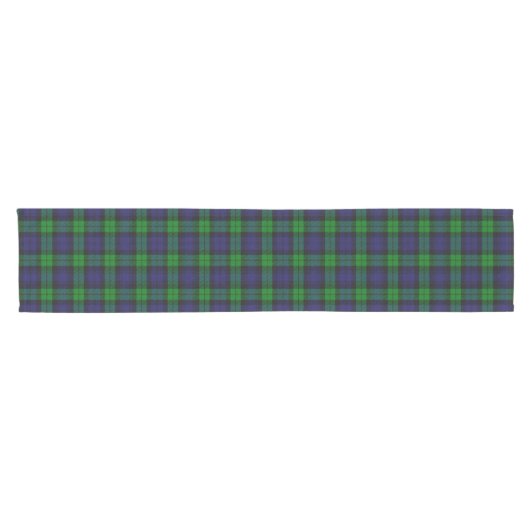Black Watch Campbell Tartan Kurzer Tischläufer (Horizontal)