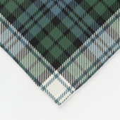 Black Watch dress green tartan checkered plaid Fleecedecke (Ecke)