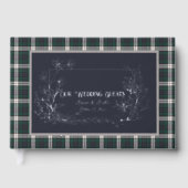 Black Watch Dress Modern Original Scottish Tartan Gästebuch (Vorderseite)