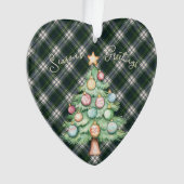 Black Watch Dress Scottish Tartan Christmas Ornament (Vorderseite)