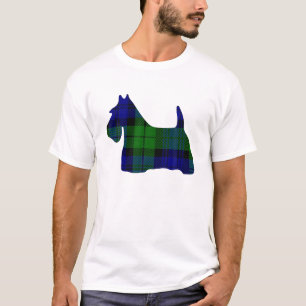 Black Watch Kariert Scotty Dog Scottish Pride Tart T-Shirt