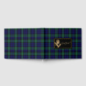 Black Watch Kariert und Thistle Wedding Guest Book Gästebuch (Voll)