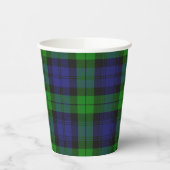 Black Watch Scottish Clan Tartan Paper Cups Pappbecher (Links)