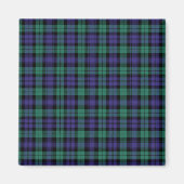 Black Watch Scottish Tartan Magnet (Vorne)