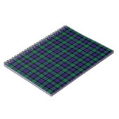 Black Watch Scottish Tartan Notizblock (Linke Seite)