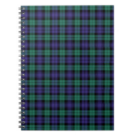 Black Watch Scottish Tartan Notizblock