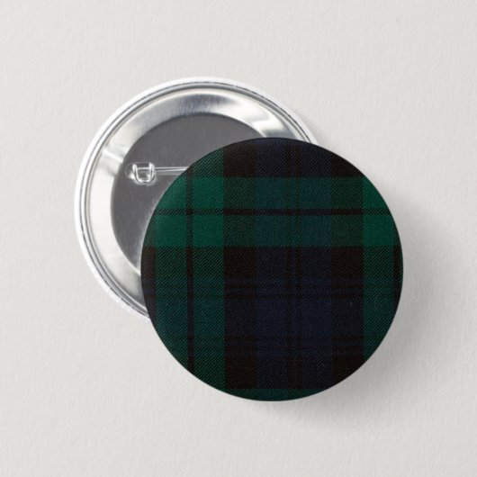 Black Watch Tartan Button (Vorne & Hinten)