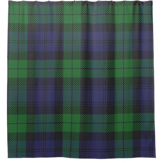 Black Watch Tartan Duschvorhang (Vorderseite)
