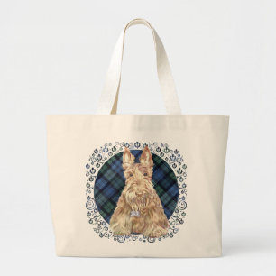Black Watch Tartan Jumbo Stoffbeutel