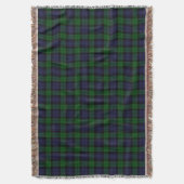 Black Watch Tartan Kariertes schottisches Karierte Decke (Vorderseite Vertikal)