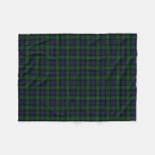 Black Watch Tartan Kariertes schottisches Karierte Fleecedecke (Vorderseite (Horizontal))