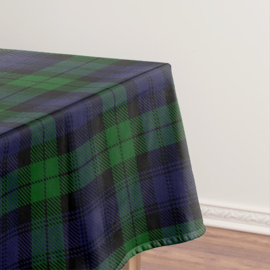 Black Watch Tartan Kariertes schottisches Karierte Tischdecke (Beispiel)