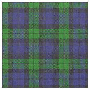 Black Watch Tartan Kariertes schottisches Muster Stoff