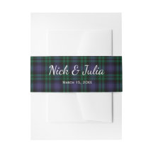Black Watch Tartan, Karo-Hochzeit