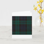 Black Watch Tartan Karte (Gelbe Blume)