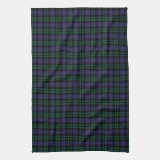 Black Watch Tartan, Plaid Geschirrtuch (Vertikal)