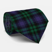 Black Watch Tartan, Plaid Krawatte (Gerollt)