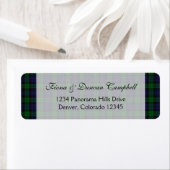 Black Watch Tartan Schottische Rücksendeadresse (Insitu)