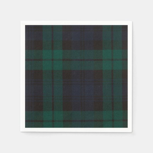Black Watch Tartan Serviette (Vorderseite)