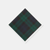 Black Watch Tartan Serviette (Ecke)