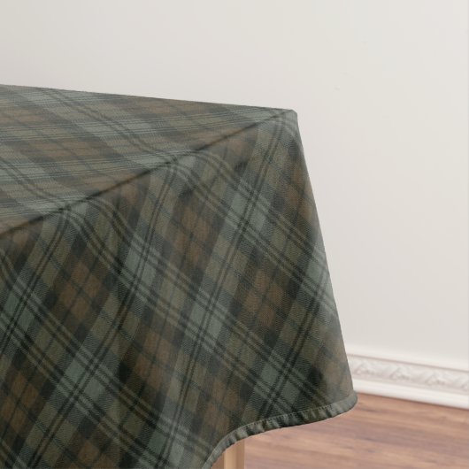 Black Watch Weatherted Scottish Tartan Tablecloth Tischdecke (Beispiel)