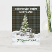 Black Watch Wetter Tartan Schwester Weihnachten (Vorderseite)