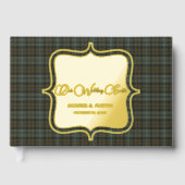 Black Watch Wetthered Original Scottish Tartan Gästebuch (Vorderseite)