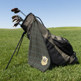 Black Watch Wetthered Original Scottish Tartan Golfhandtuch