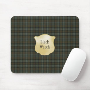 Black Watch Wetthered Original Scottish Tartan Mousepad