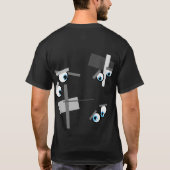 Black ''Watchers' T-Shirt (Rückseite)