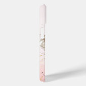 Black Watercolor Quirky Urban Girl Coffee Run Case-Mate iPhone Hülle (Rückseite / Rechts)