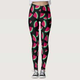 Black Watermelon Leggings